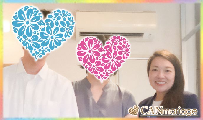 過去の離婚経験を生かし、活動中からしっかり話し合いをし安心成婚した男性♪