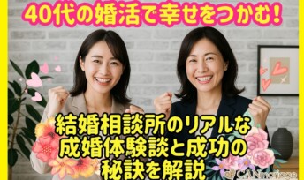 40代の婚活で幸せをつかむ！結婚相談所のリアルな成婚体験談と成功の秘訣を解説