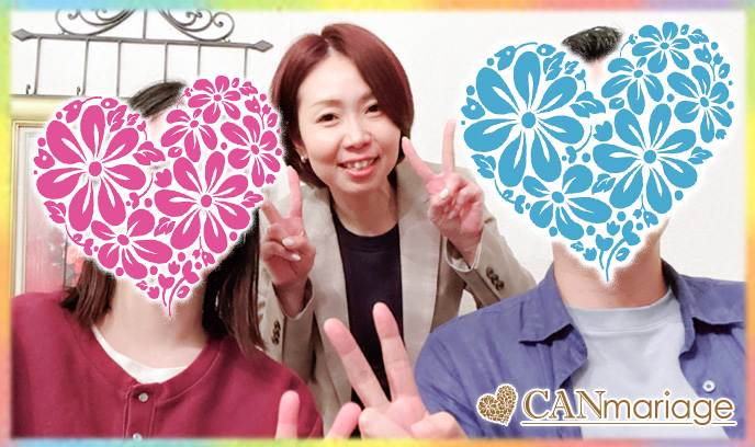 彼のまっすぐな想いが結んだご縁♡柔らかな雰囲気のお似合いカップル♡